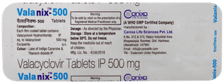 Valanix 500 Tablet 3